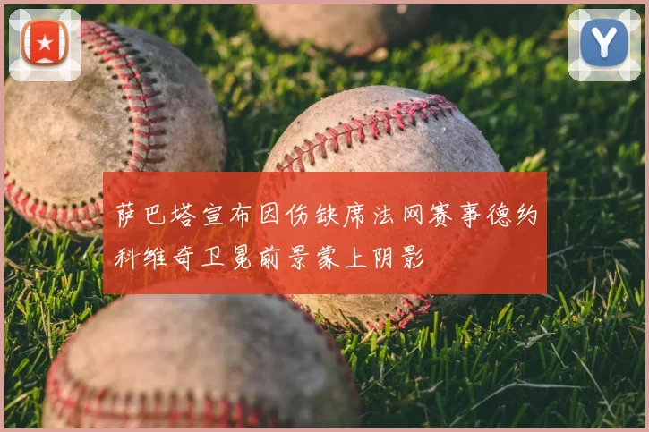 萨巴塔宣布因伤缺席法网赛事德约科维奇卫冕前景蒙上阴影